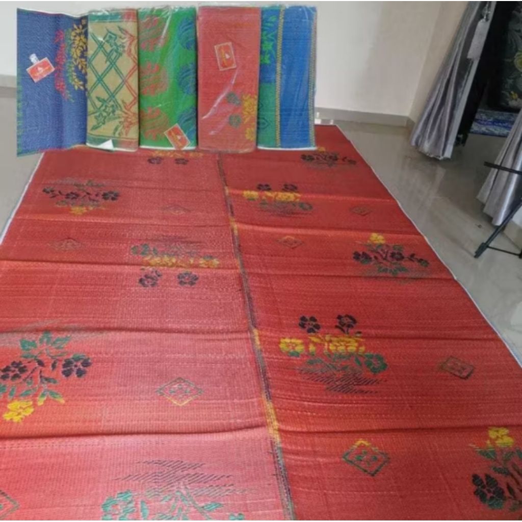 Tikar Plastik Samak plastik uk 3x4 SINGA LAUT.