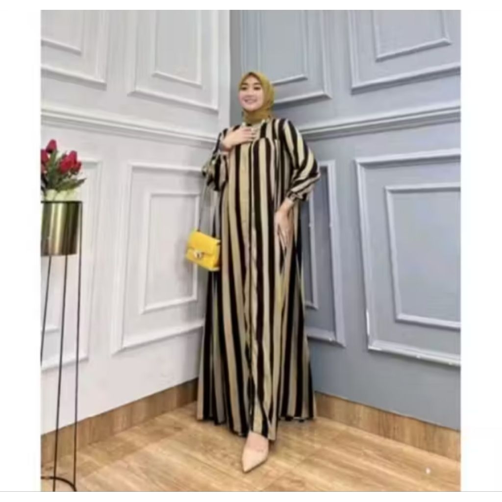 GAMIS SALUR JUMBO DRESS PANJANG WANITA KEKINIAN
