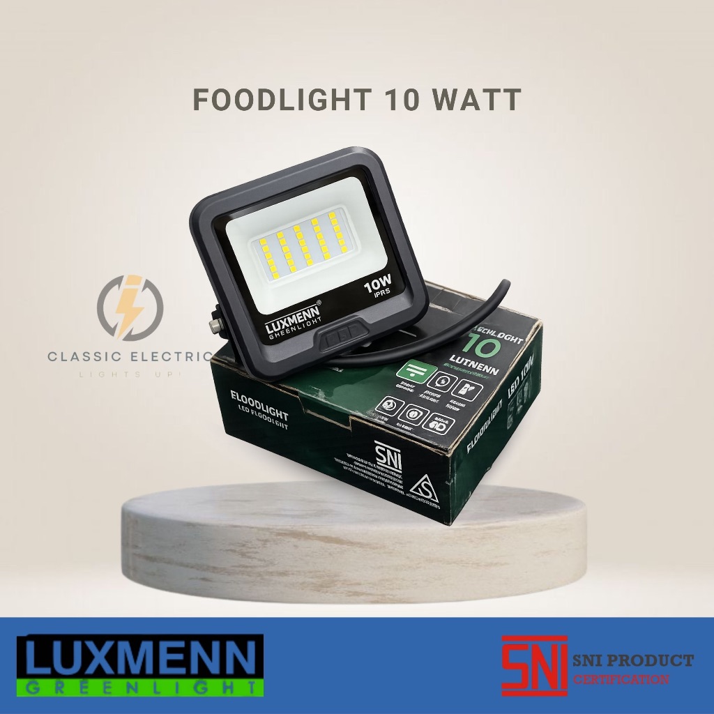 Floodlight Luxmenn – 10 Watt (WARM WHITE & WHITE)