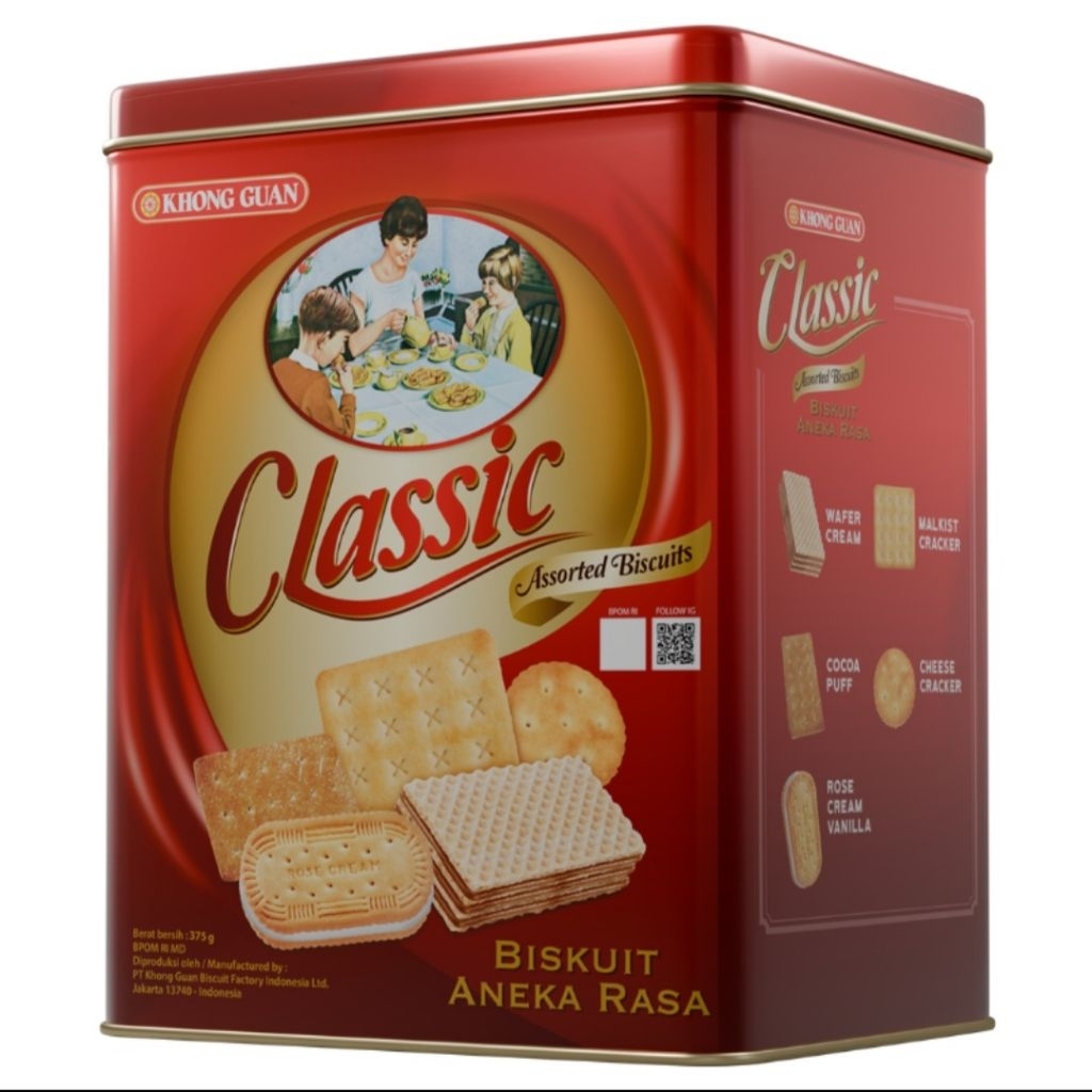 Khong Guan Classic Assorted Biskuit 375g