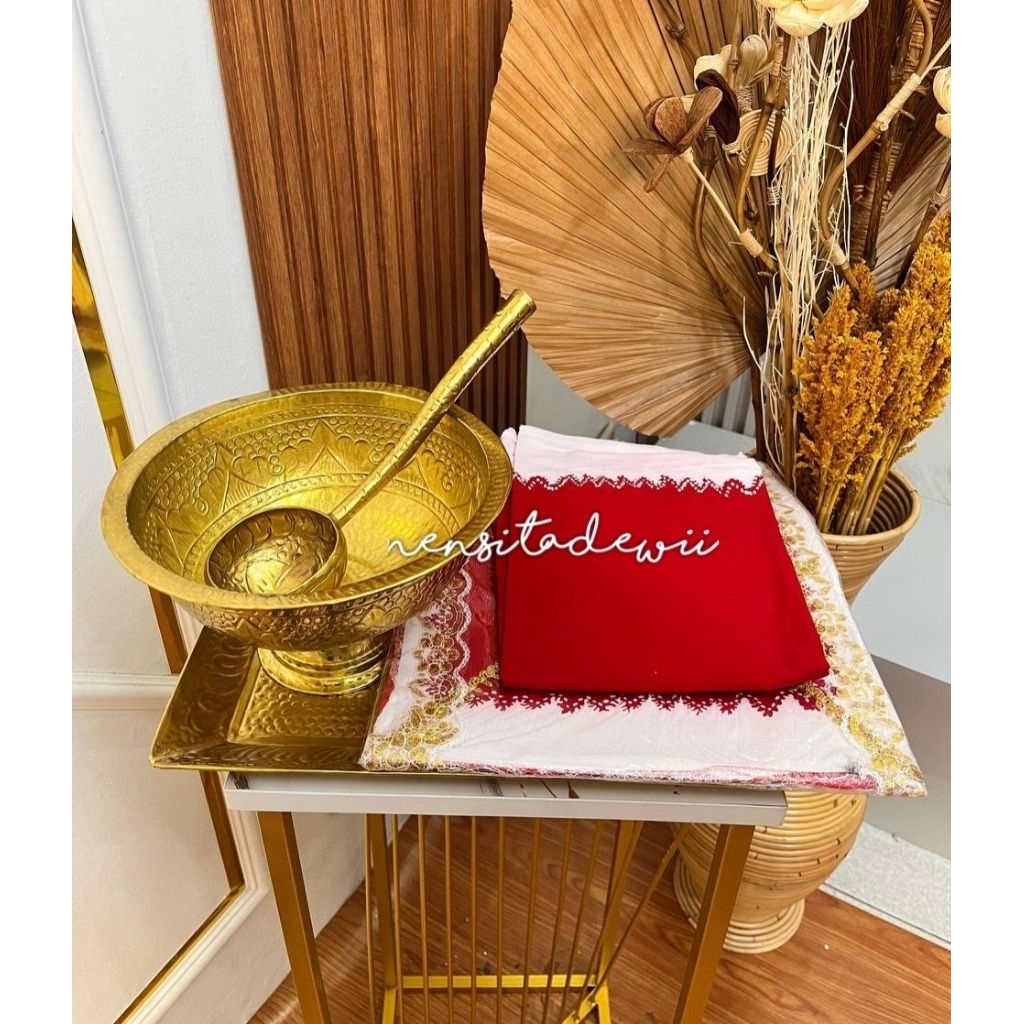 Set Bokor Panggih / Temu Manten - Set Bokor, Kacar-Kucur, Gendongan