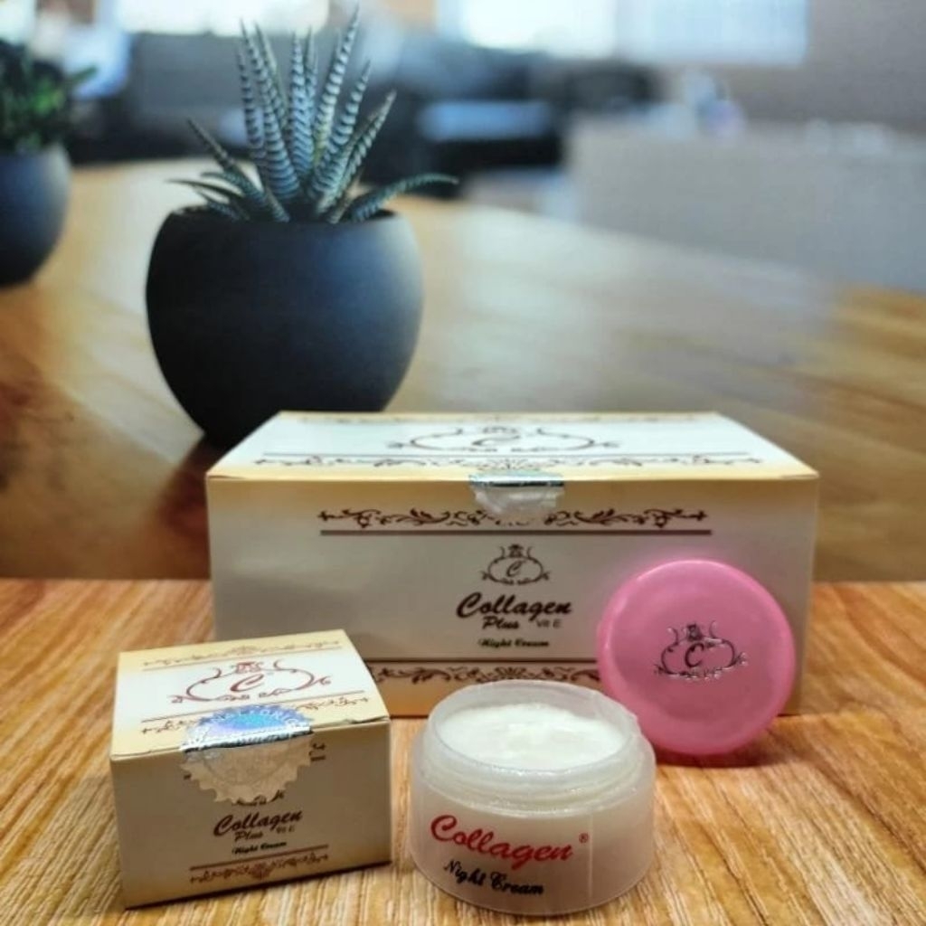 12PCS CREAM COLLAGEN MALAM HOLO SILVER