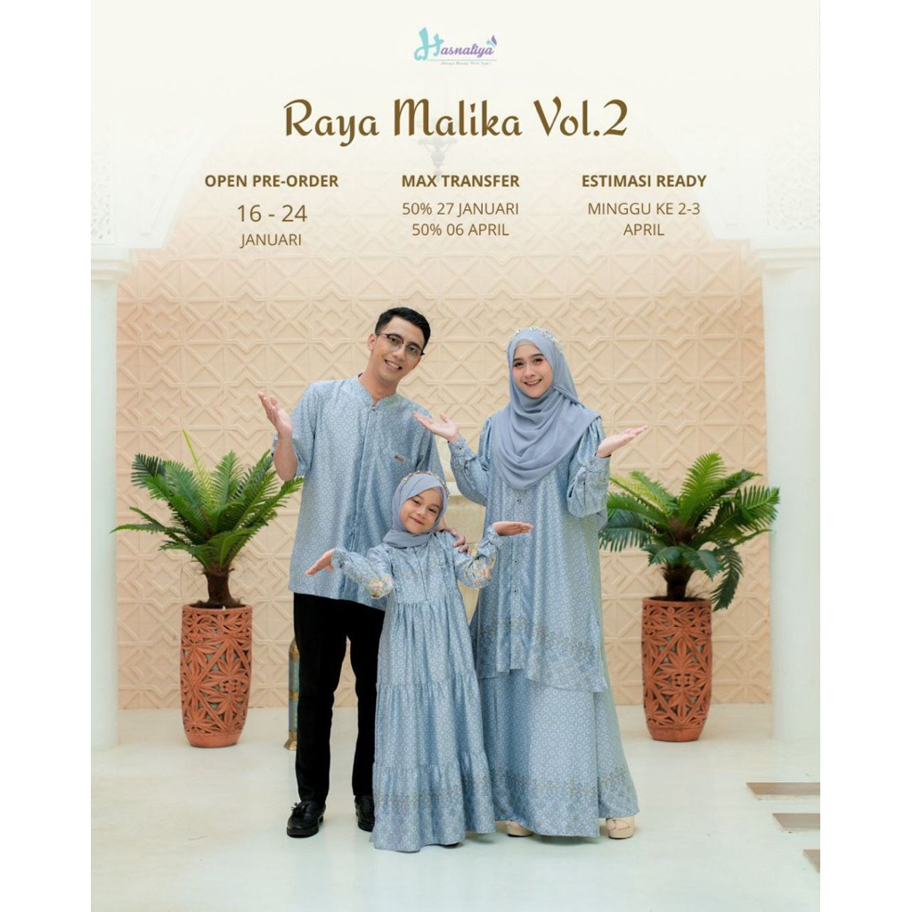 PO ADHA MALIKA RAYA B2 FAMILY SET BY HASNALIYA 2026