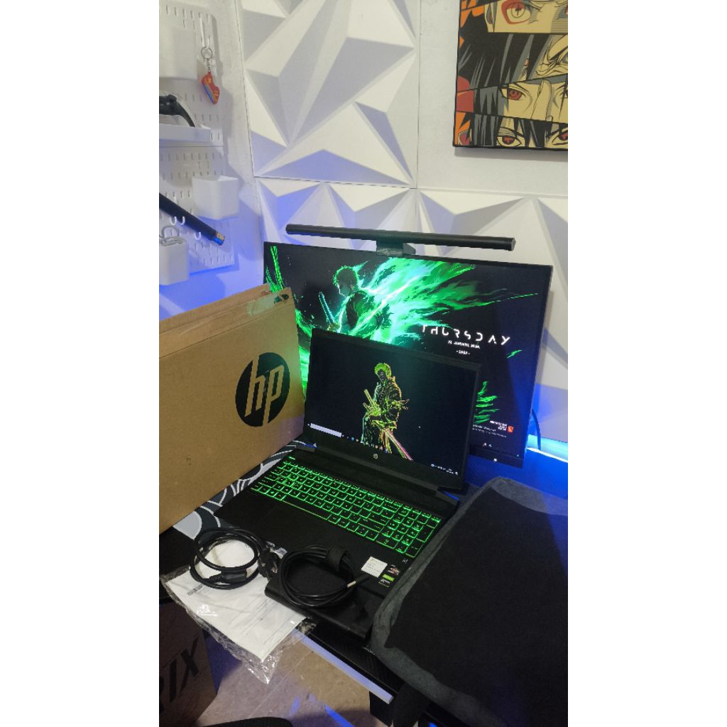 HP Pavilion gaming 15 ryzen 7 4800H GTX 1660Ti ram 16 SSD 512