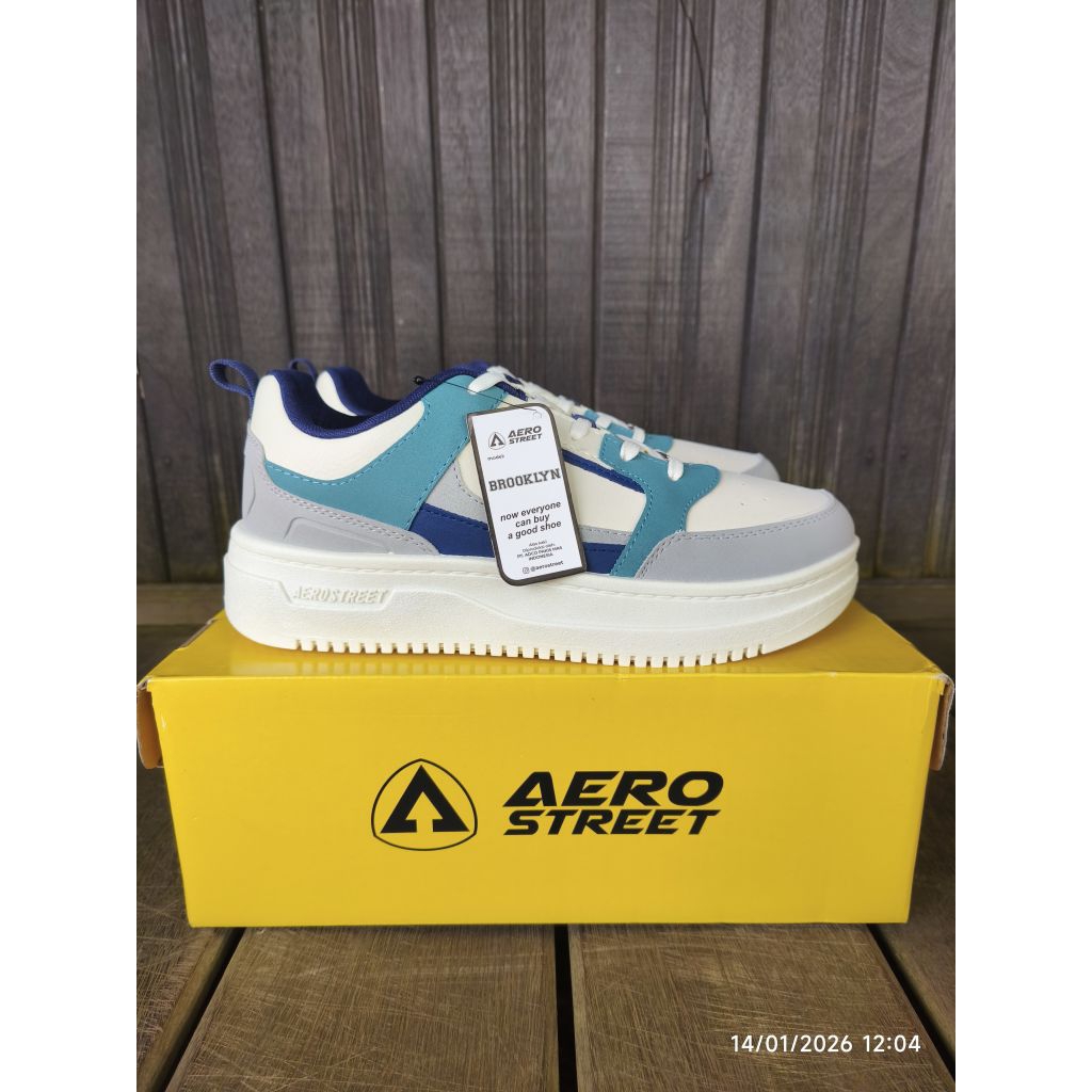Aerostreet Brooklyn Natural Biru Navy