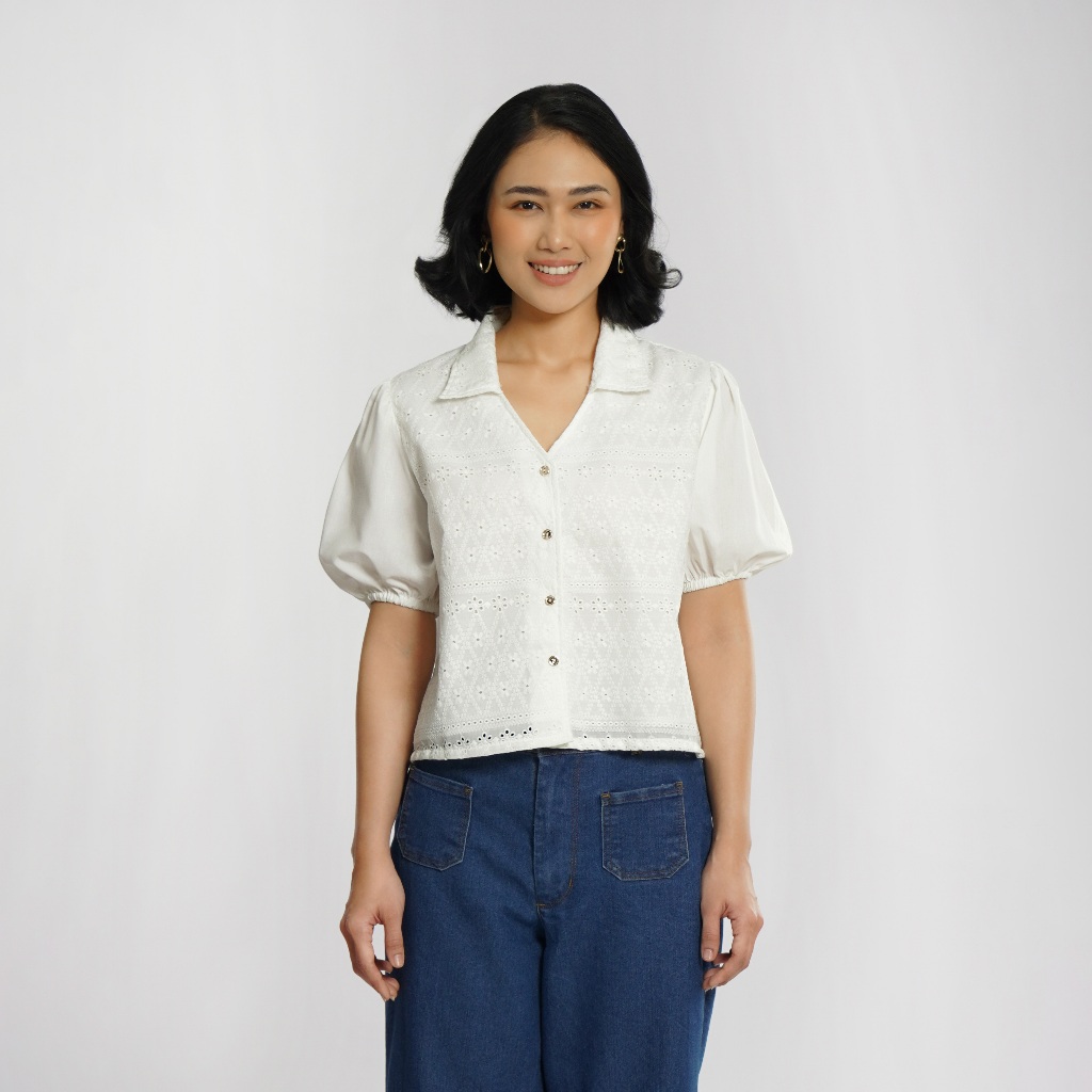Momelca Rara Cotton Shirt  - Atasan Blouse Wanita