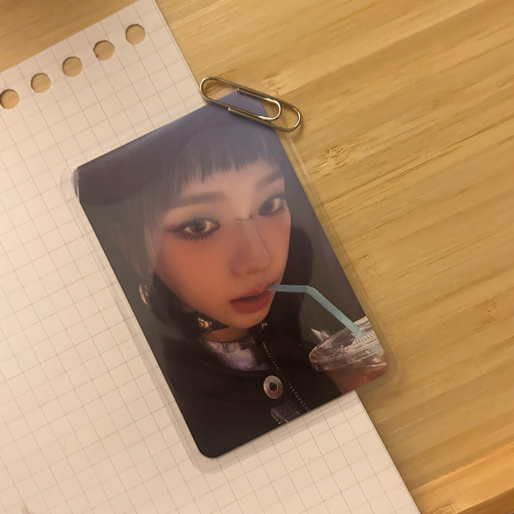 aespa — karina official photocard | 'armageddon exclusive cd player' (armageddon cdp ver.) pc