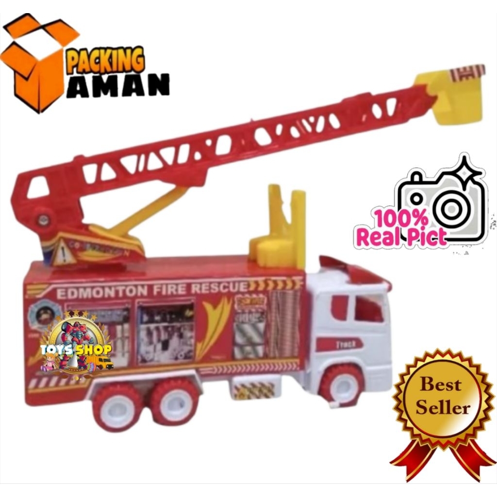 COD PROMO ST2032 MAINAN MURAH ANAK MOBIL PEMADAM / MAINAN MOBIL TANGGA PEMADAM  / MAINAN MOBIL BESAR
