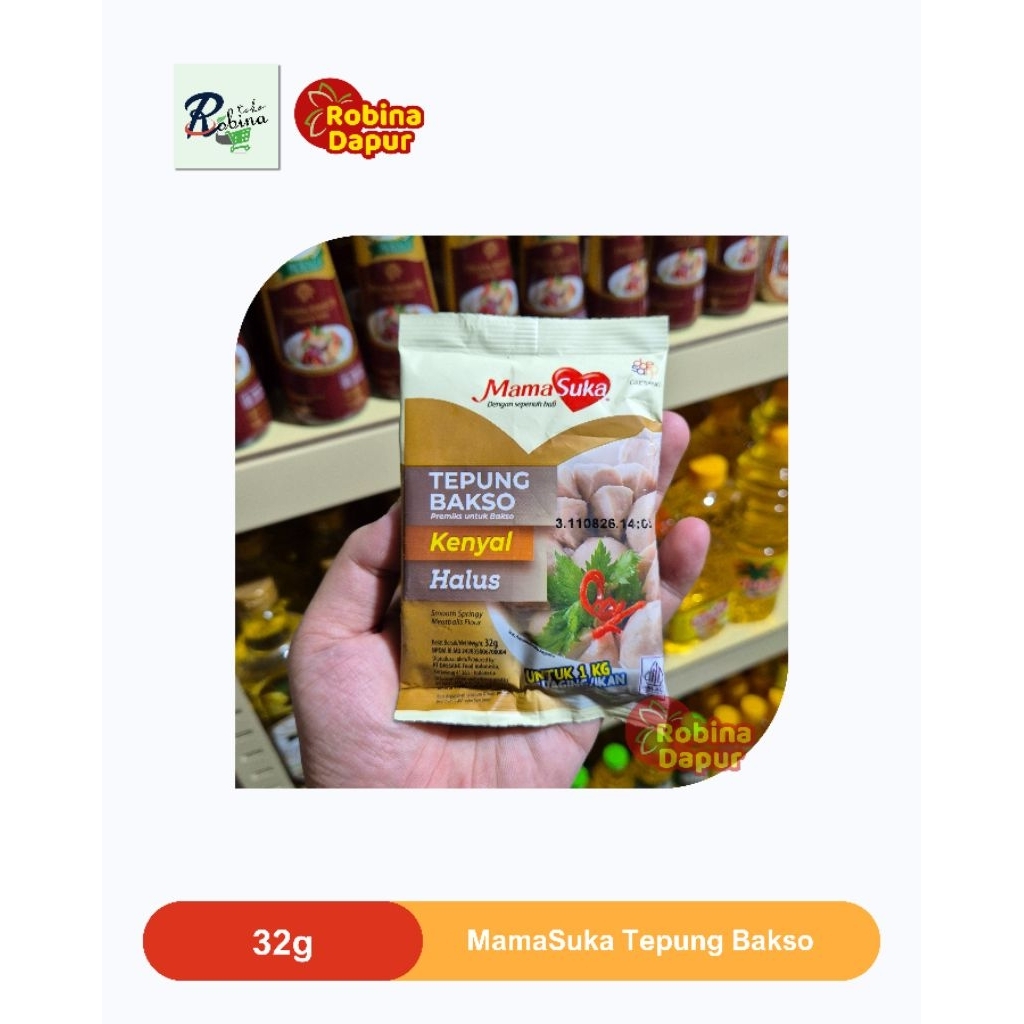 MamaSuka Tepung Bakso 32g – Bumbu Praktis untuk Bakso Gurih dan Kenyal