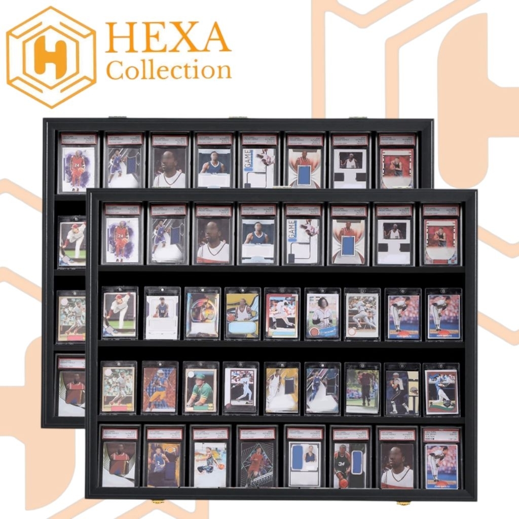 Gantungan Tembok Showcase Slab Pokemon OnePiece TCG PSA CGC