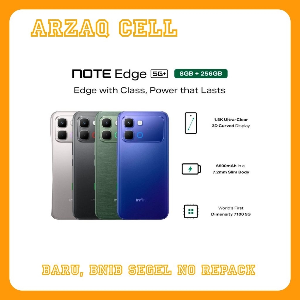 Infinix Note Edge 5G+ [ 8/256 ] GB