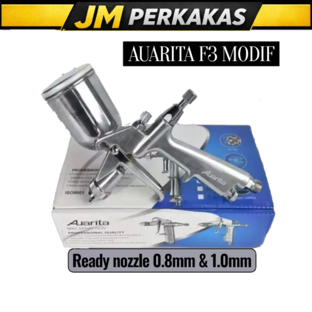 Spray Gun mini AUARITA f3 modif / Auarita f3 std nozzle 1.0mm