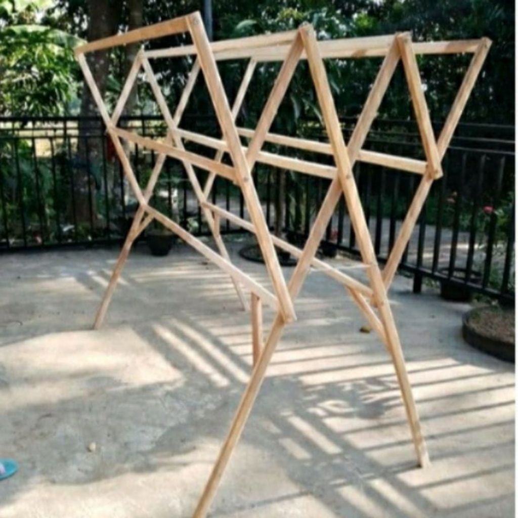 jemuran baju lipat jumbo 2 meter, 200cm