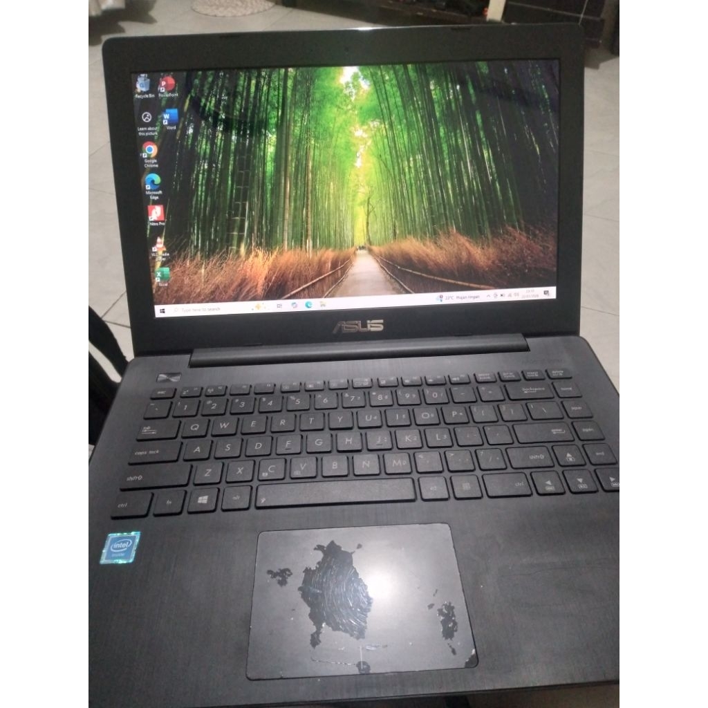 [SECOND] Laptop Asus X453S Ram 4GB SSD256