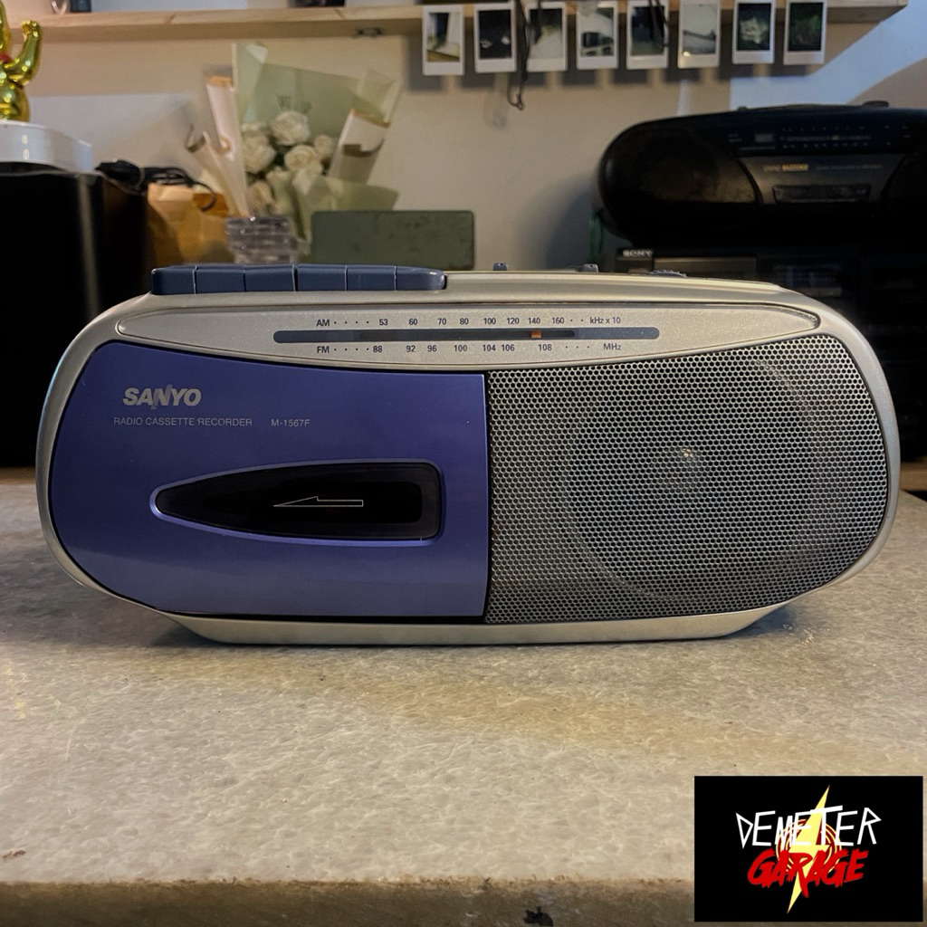 TAPE RADIO MINI COMPO SANYO M-1567F