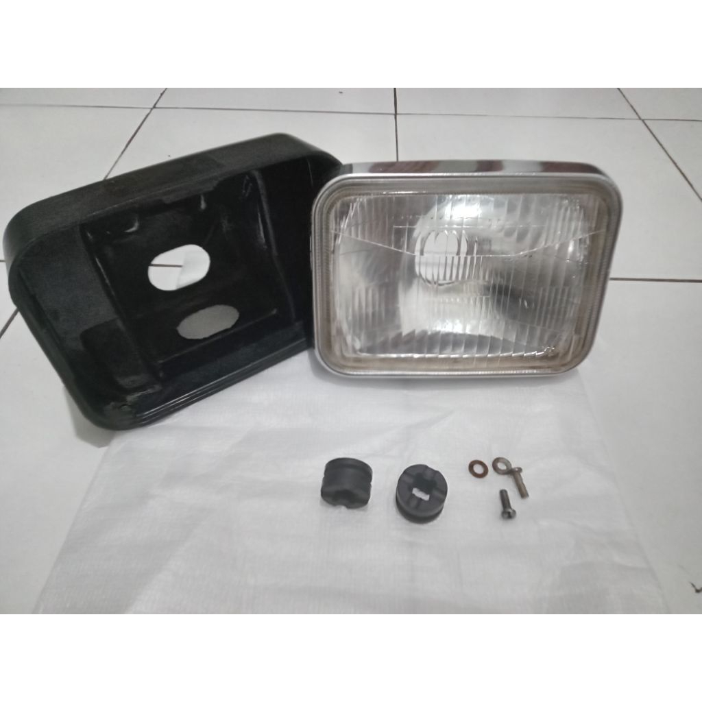lampu 5t5 depan rx king lawas original copotan lampu rx king cobra/master