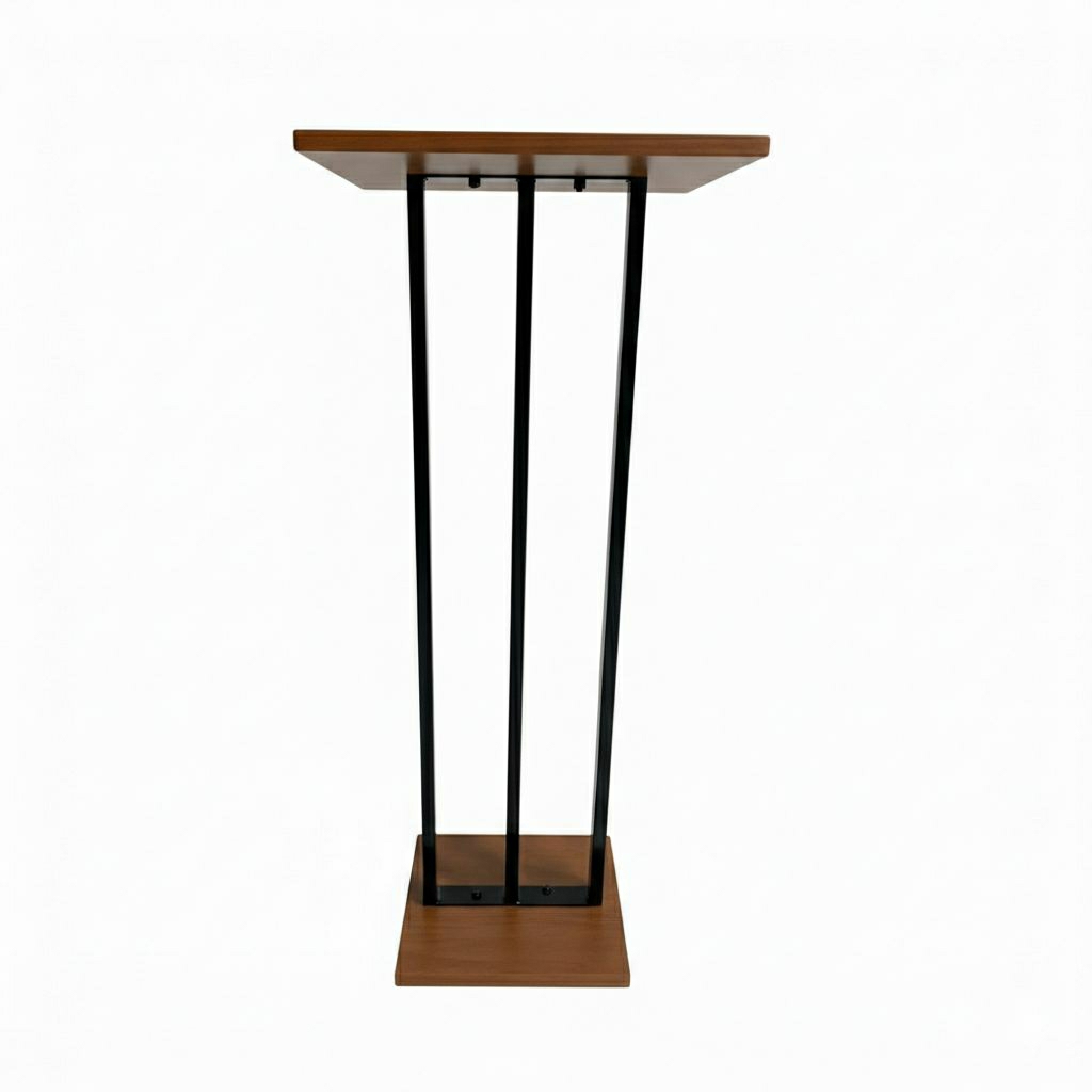 Podium Stand Tralis Besi (Pasang-copot) / Mimbar Portable Besi - size 110x40x30 CM (Tiang Besi 2x3 C