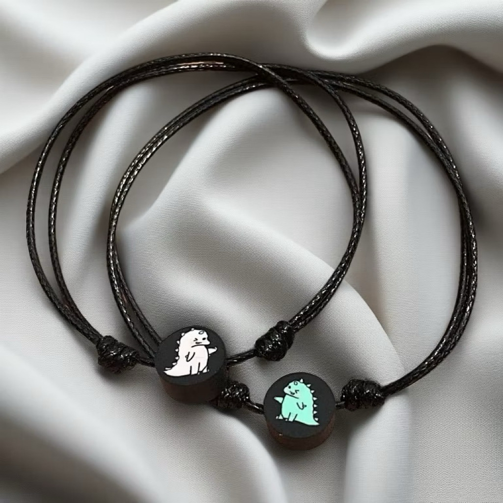 gelang couple dino dinosaurus / sepasang gelang Dino