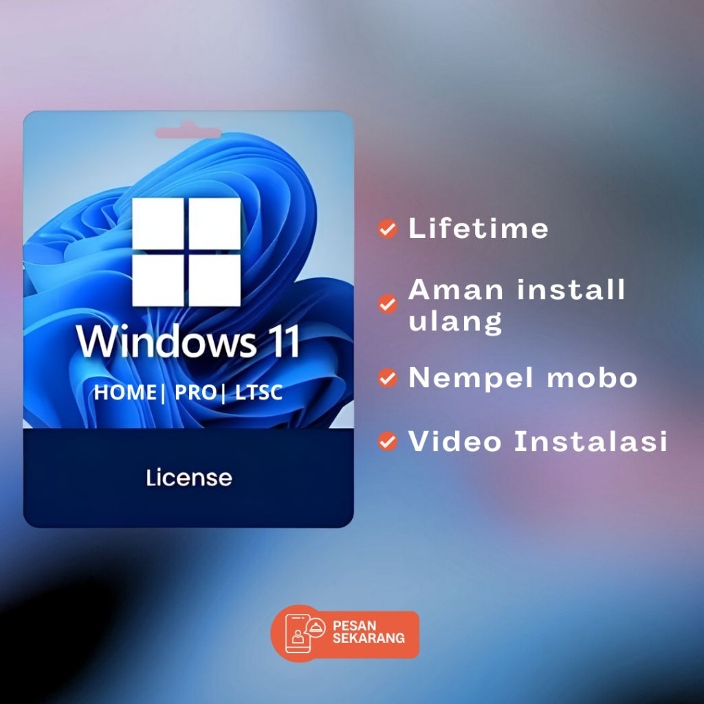 Windows 11 Pro | Home | Enterprise | Garansi Lifetime