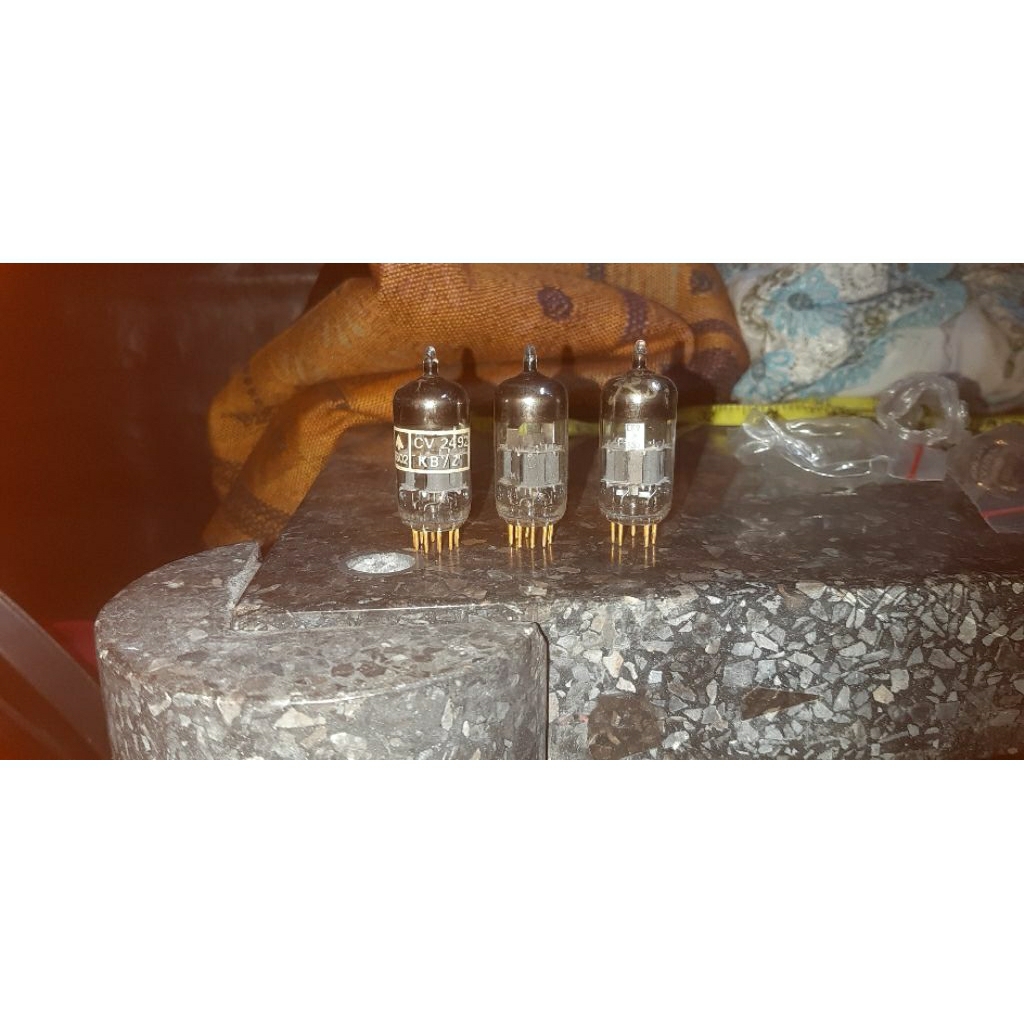 tube cv2492 mullard ecc88 6922 6dj8 gold pin.INGGRIS