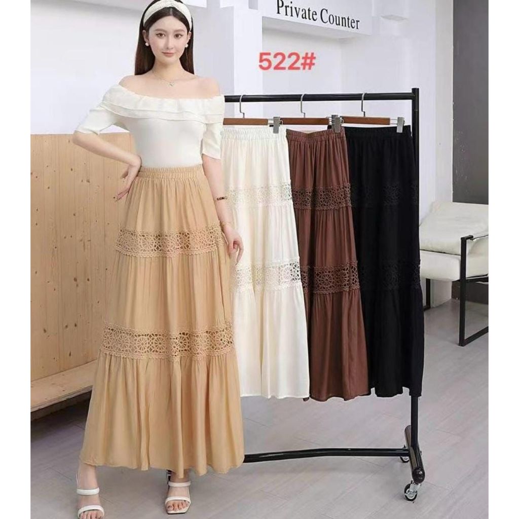 SALE Rok impor bkk PREMIUM kombinasi lace renda model umpak new style / ROK KATBOL ROK BROKAT ROK EM