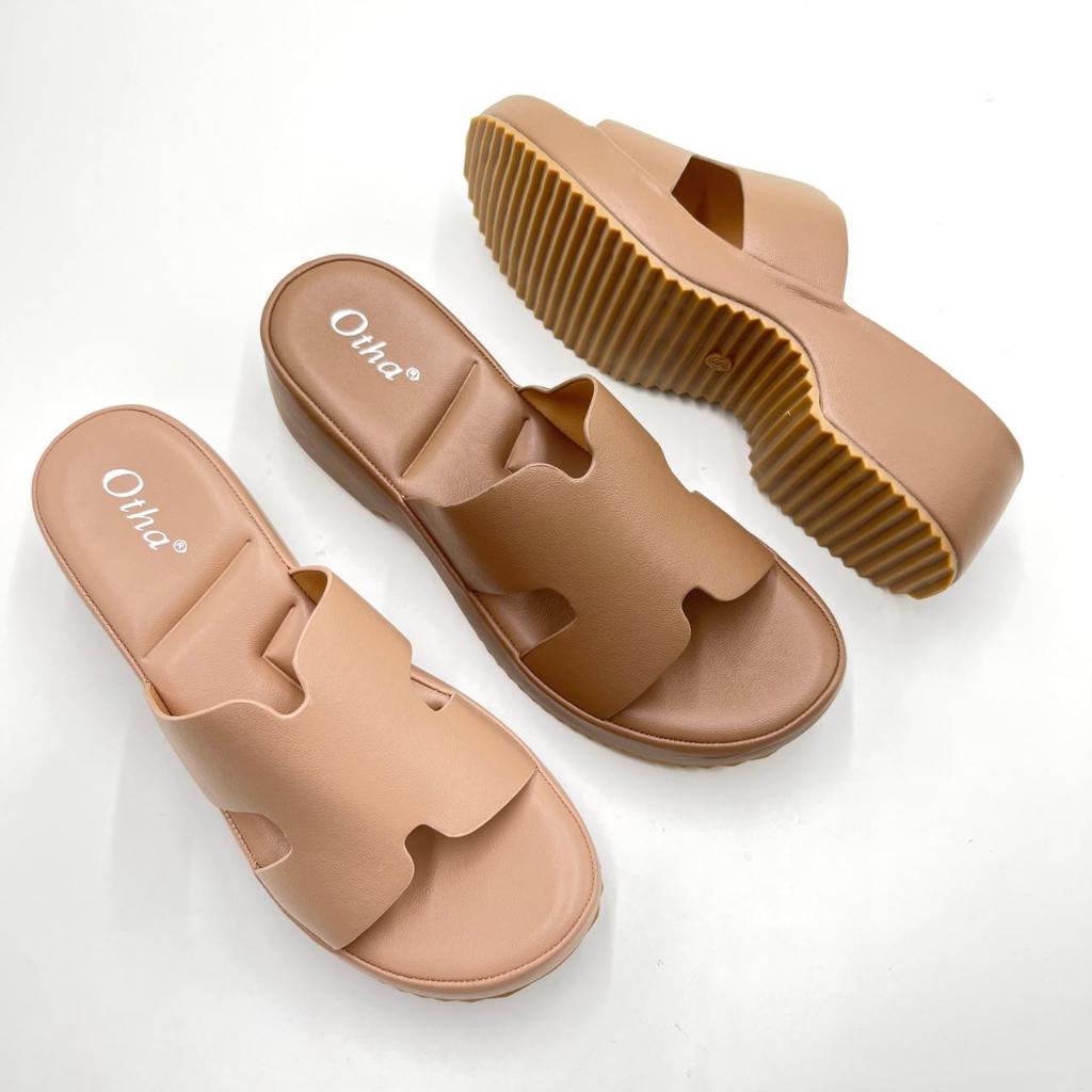 Otha Shoes - Wedges Sandal Wanita - H1309 OWK Tinggi HAK  -+ 5CM