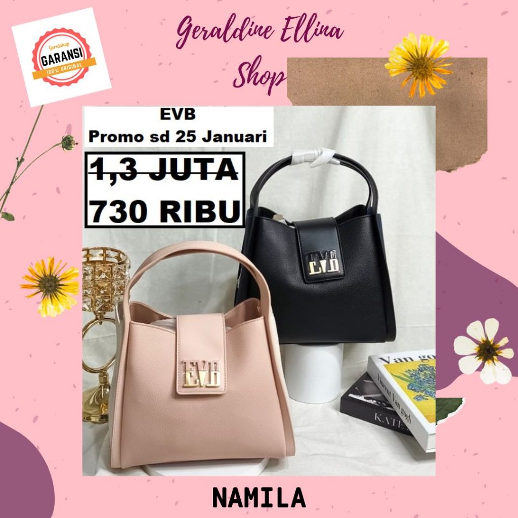 Tas EVB wanita sale satchel bag seri NAMILA