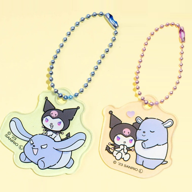 Sanrio Kuromi Gantungan Kunci Akrilik Keyholder Acrylic Keychain Japan Cheeky But Charming