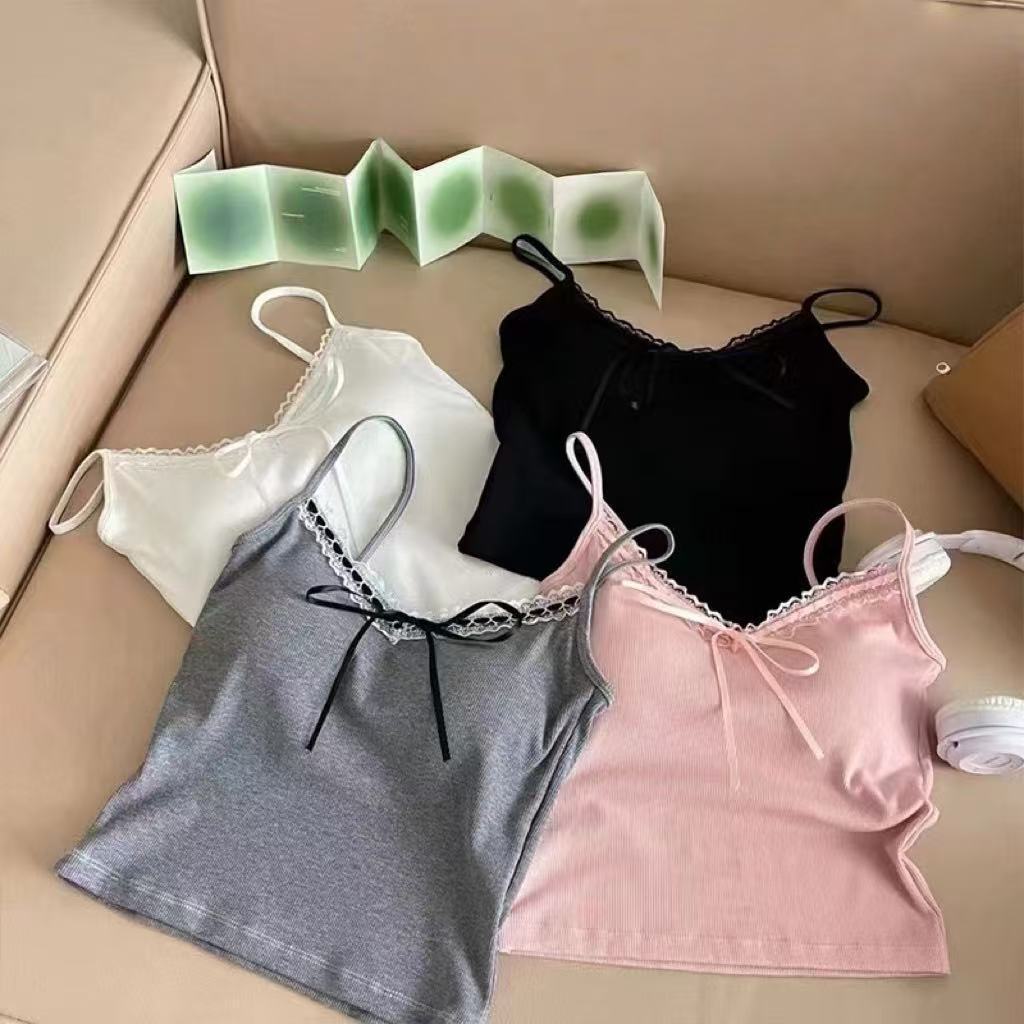 Ready Tanktop Bra kawaii Fashion wanita | Tanktop wanita with cup bra