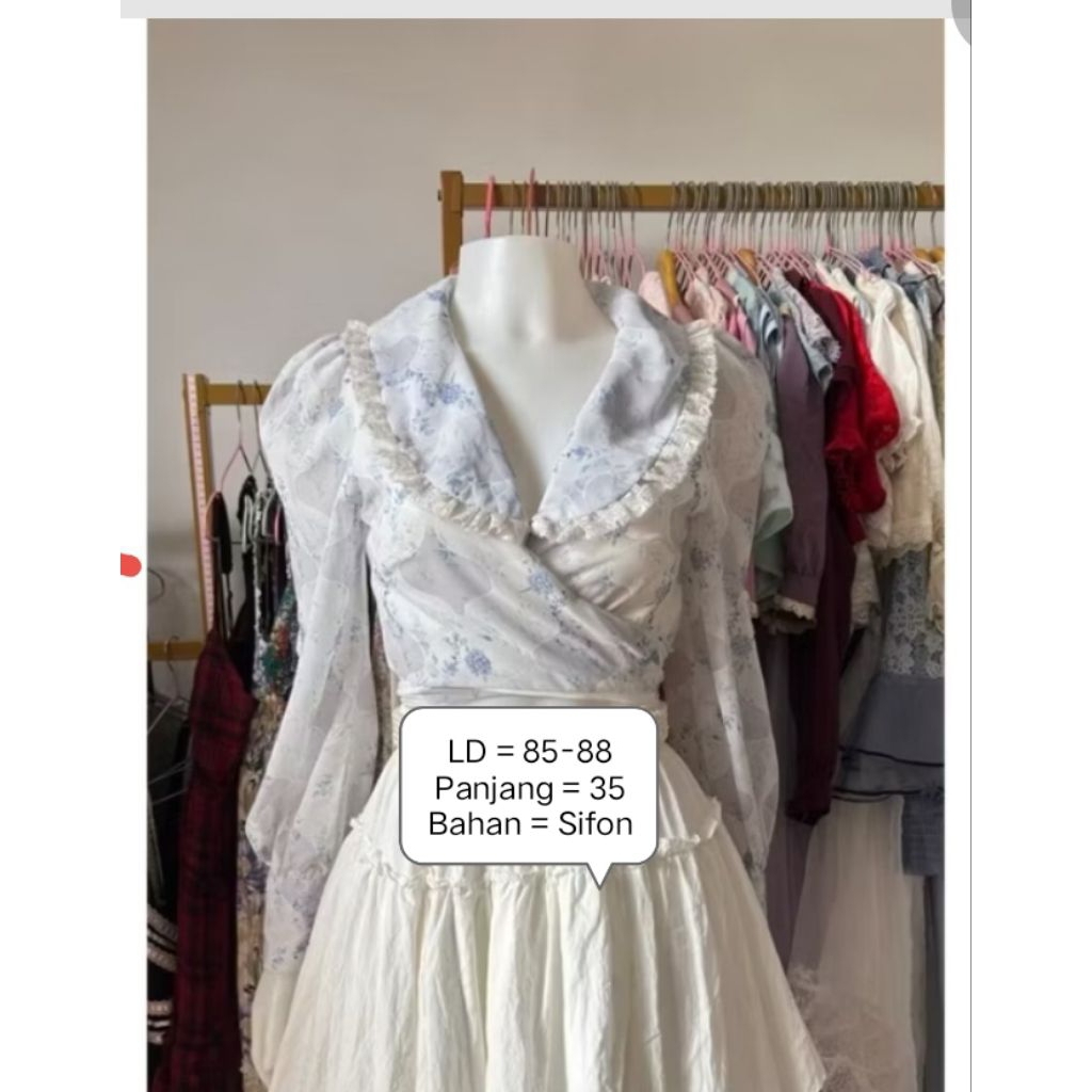 Blazer Croptop sifon