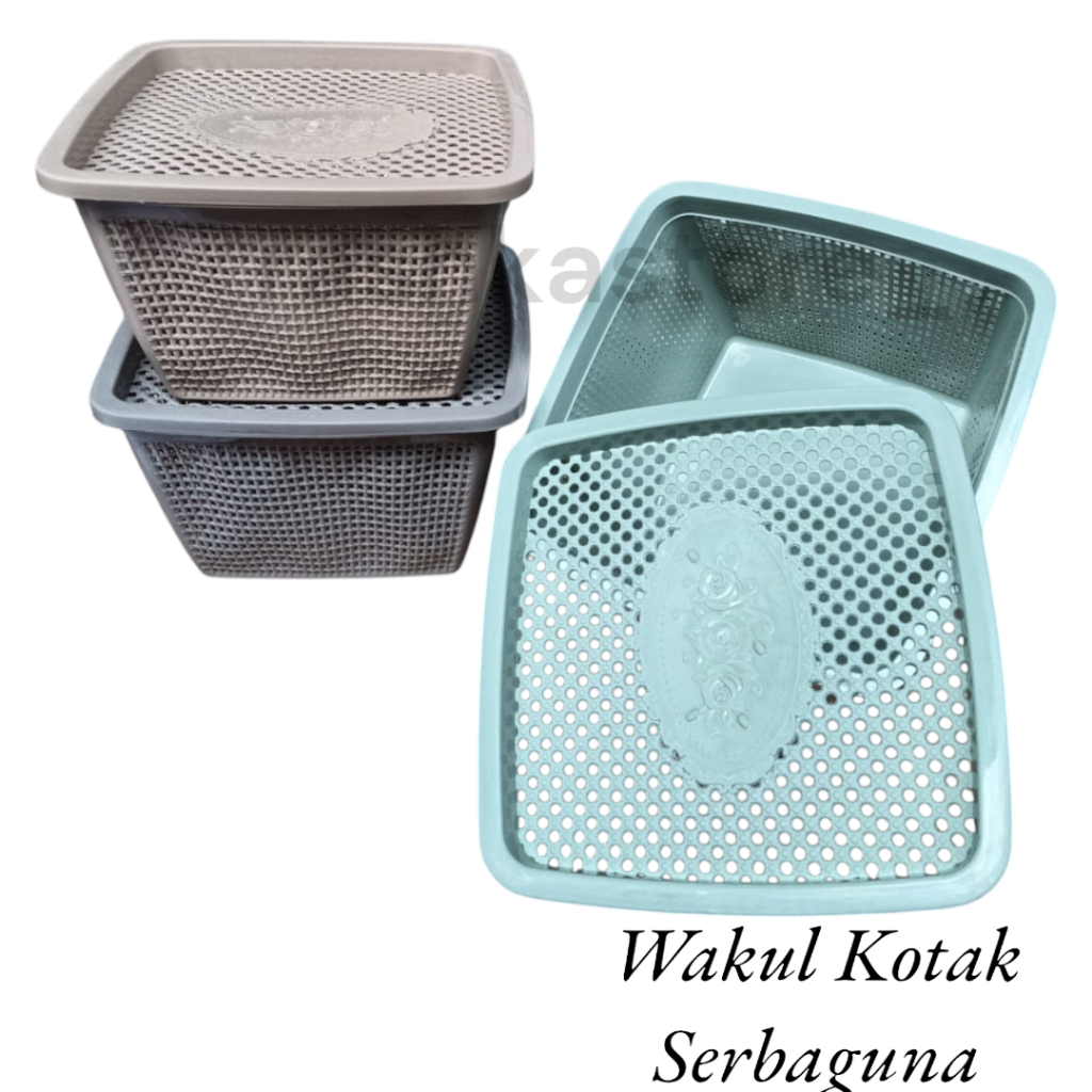 Wakul Kotak Serbaguna Wakul Kotak Mono/Wakul Hajatan/Wakul Serbaguna Hajatan Berkatan Ceting Nasi Pl