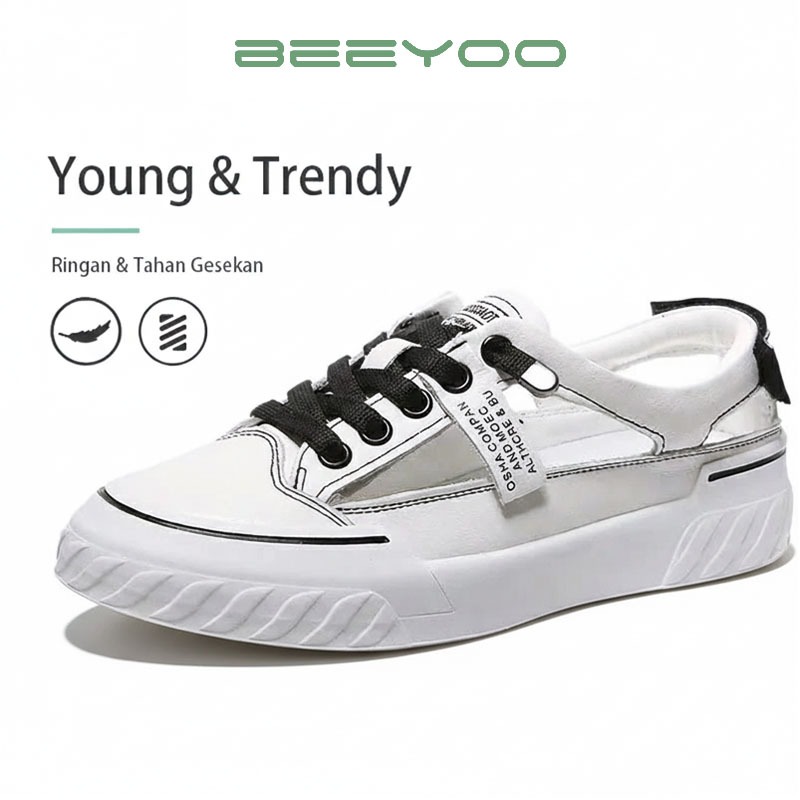 Beeyoo Sepatu Sendal Wanita Sepatu Mesh Casual Fashion WK110