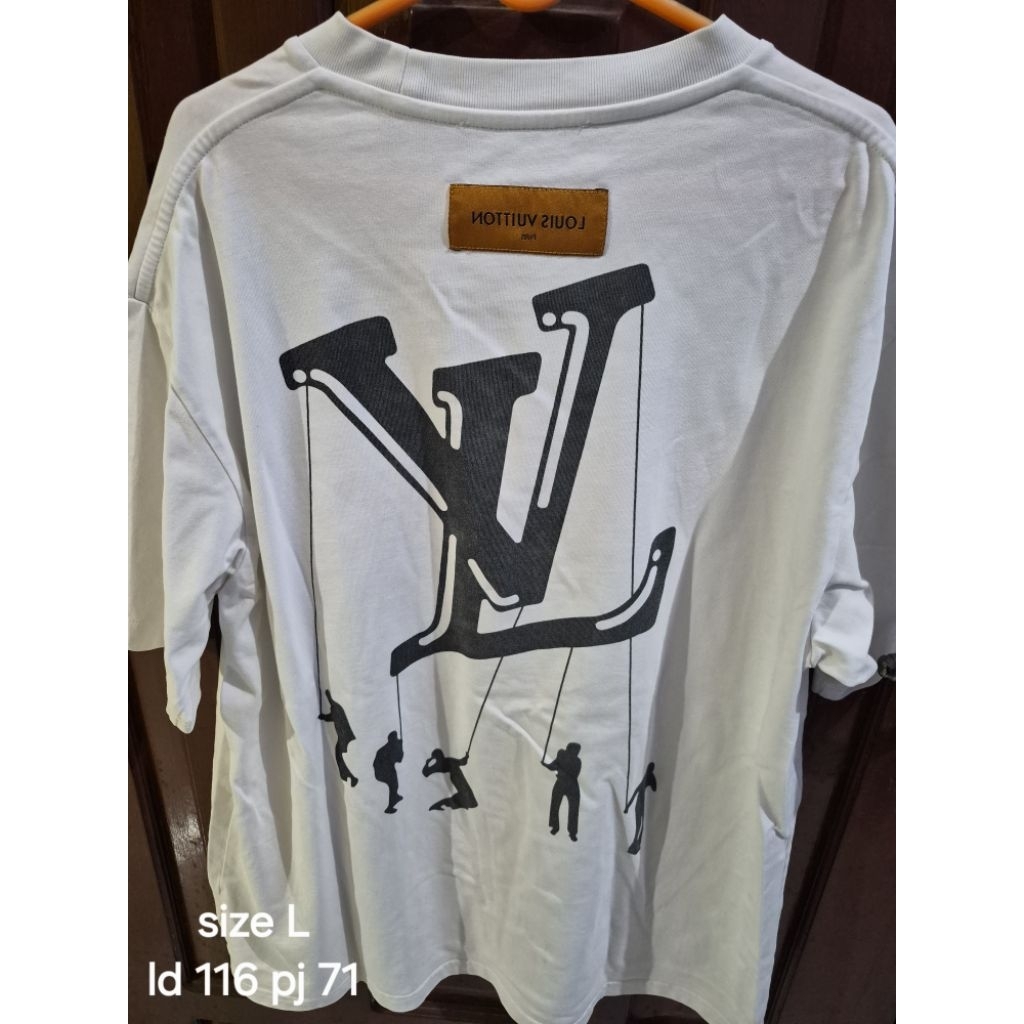 baju louis vuitton x virgil abloh reguler fit original