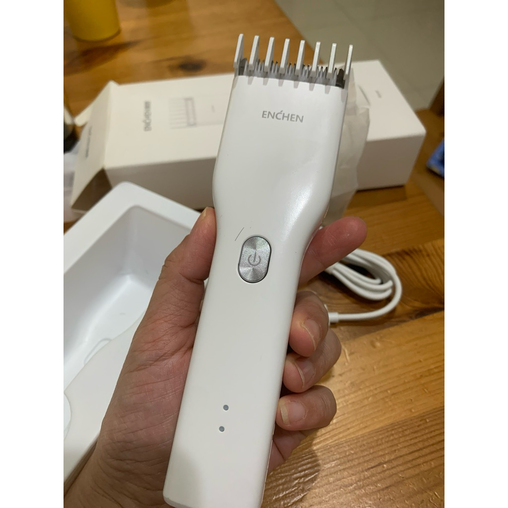 xiaomi enchen alat cukur rambut anak Dan bayi elektrik portabel putih praktis