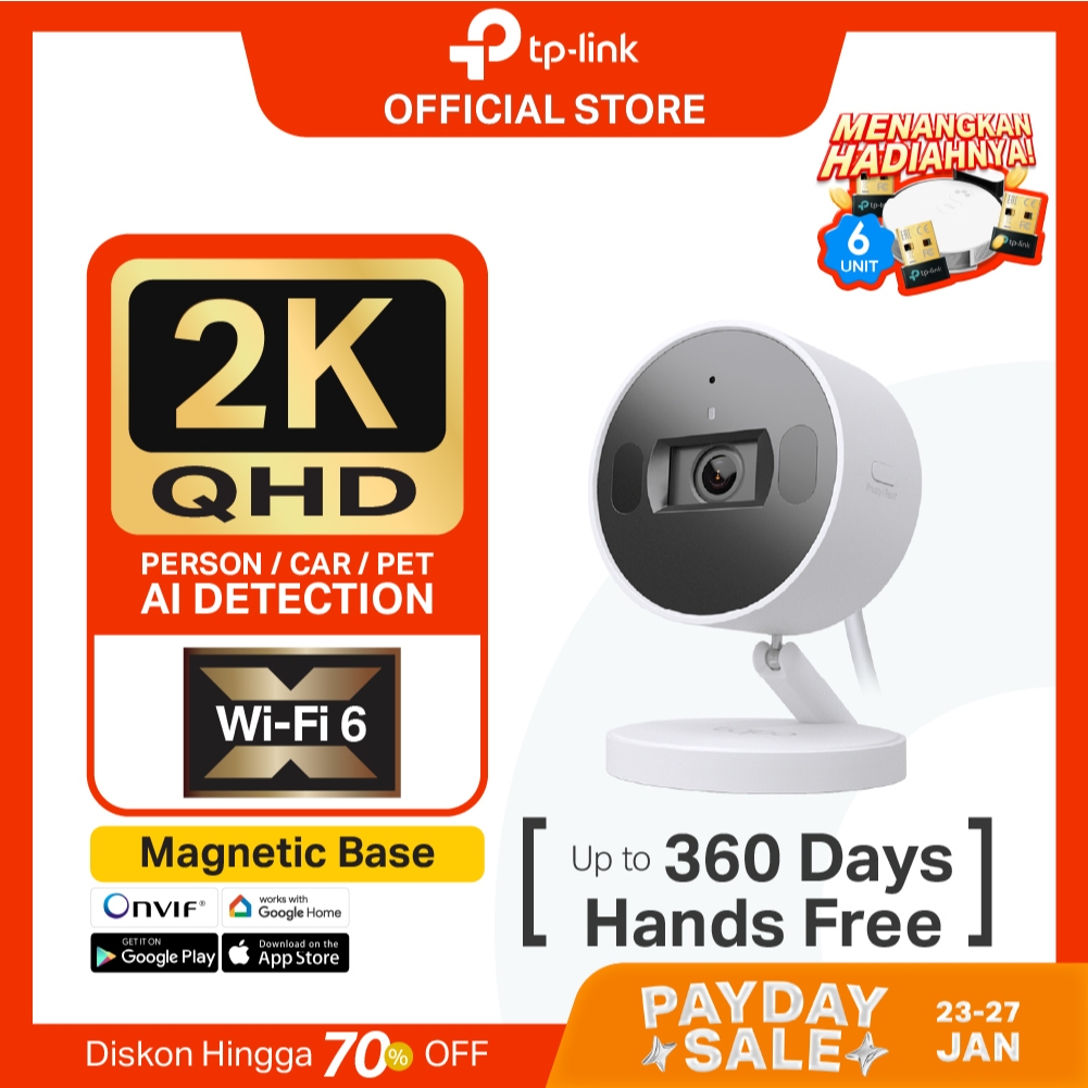 TP-Link | Tapo C125 CCTV IP Camera 2K QHD SD Card WiFI Kamera Night Vision Baby Monitor