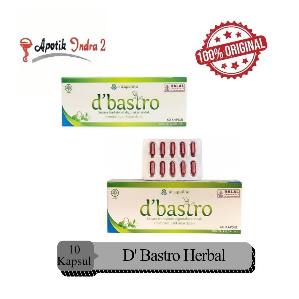 D'BASTRO Kapsul / Box Isi 60 Isi 10 Tablet