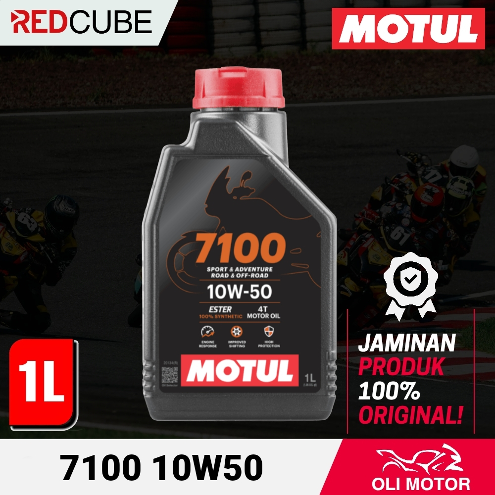 MOTUL 7100 100% SINTETIK ESTER 1L ALL SAE VARIANT 10W40 10W50 10W60 20W50 ORIGINAL OLI MOTOR SPORT O
