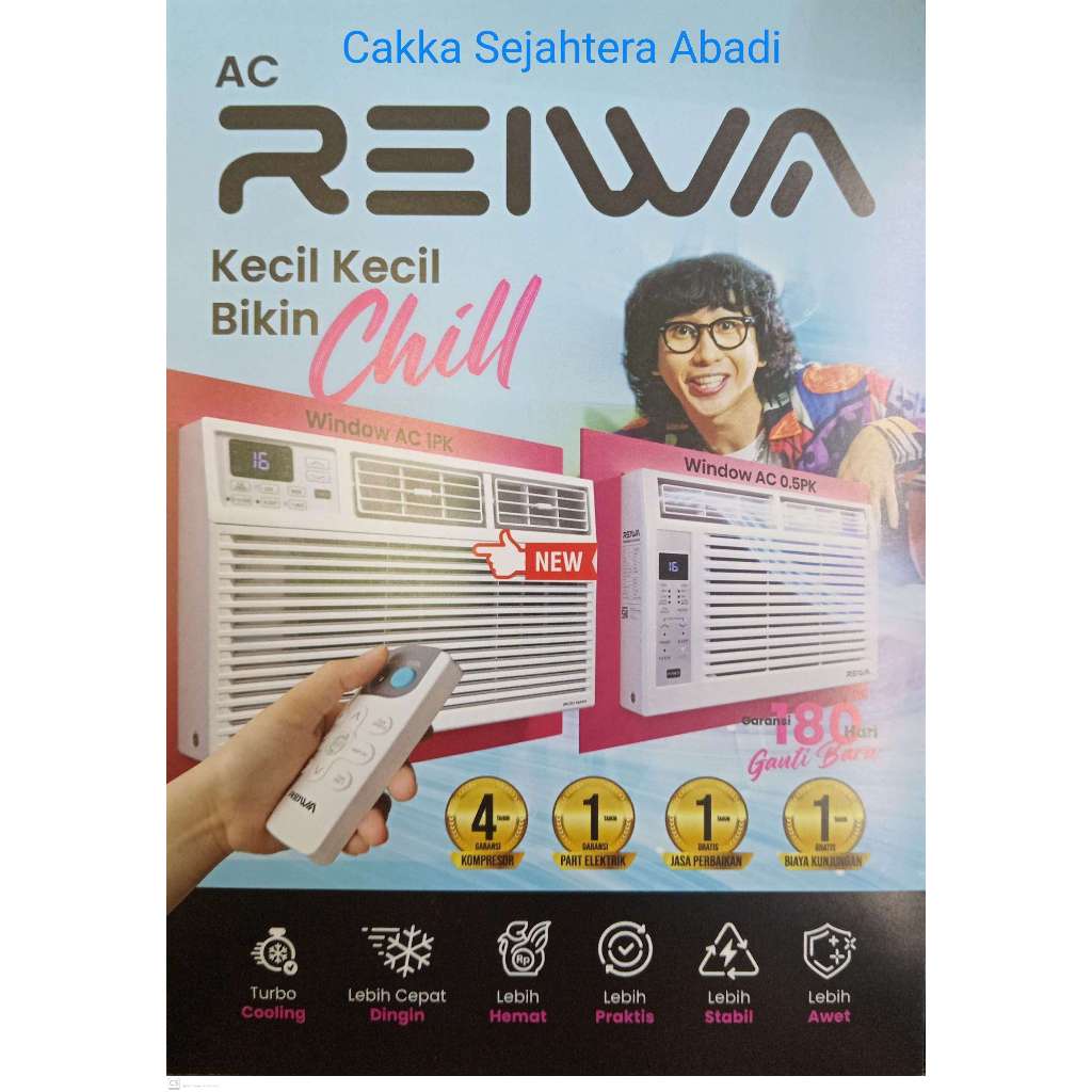 AC Window REIWA 1/2 PK & 1 PK