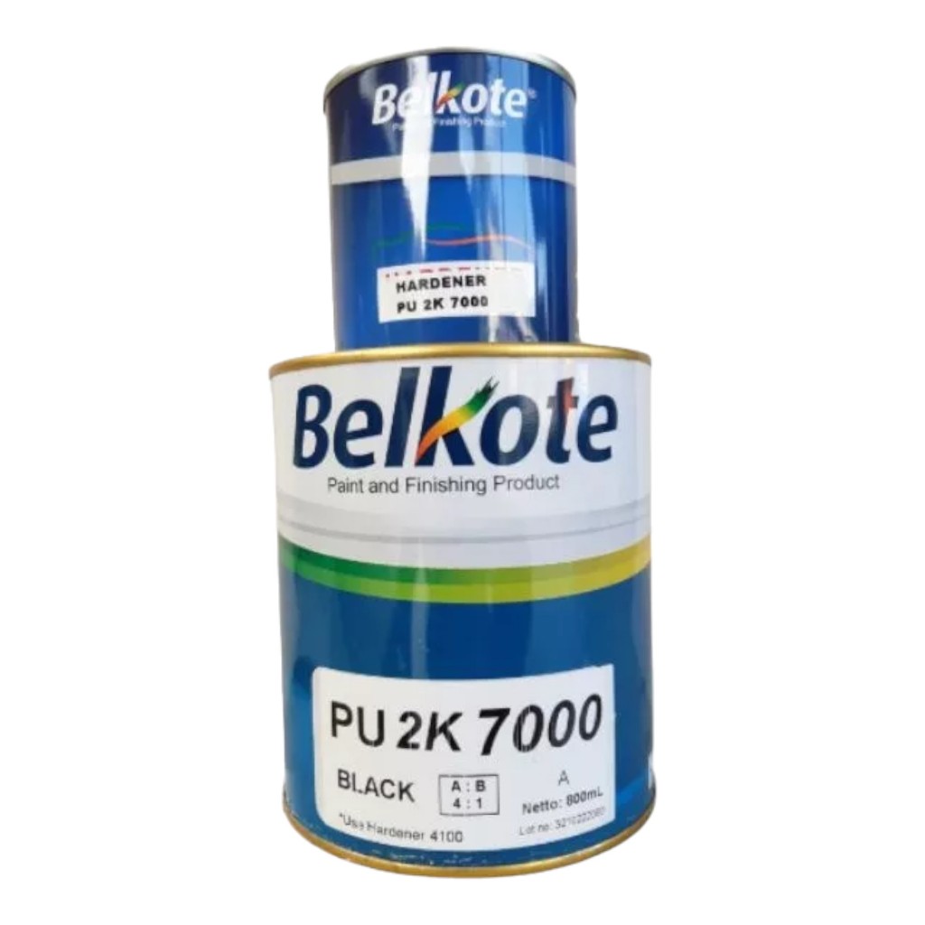 Cat Belkote PU 2K 7000 Black + Hardener SET - CWK