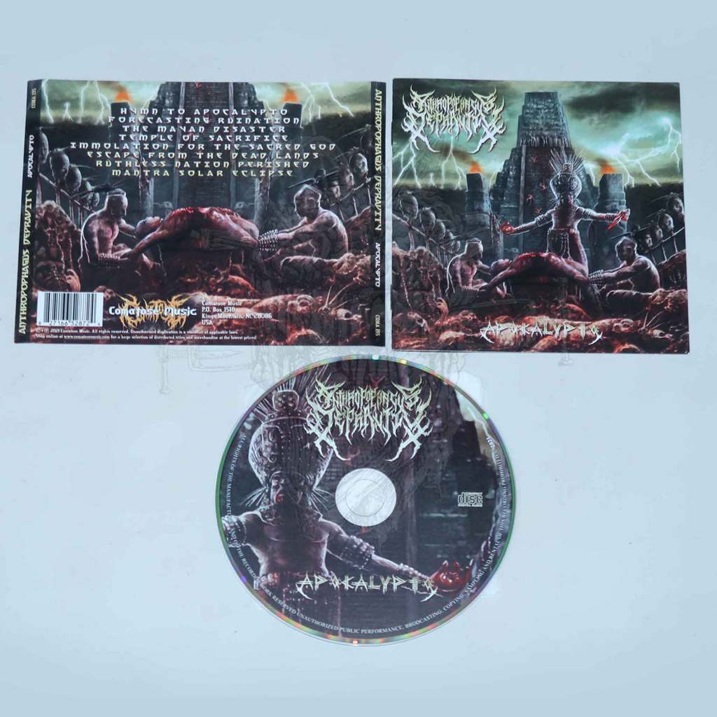 CD - ANTHROPOPHAGUS DEPRAVITY - Apocalypto /  CD MUSIK BAND METAL ORIGINAL / DEATH METAL / EXTREME M
