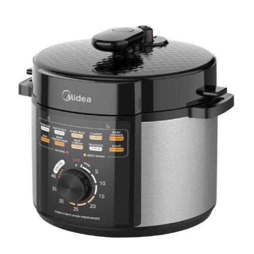 Midea 5 Liter Pressure Cooker Smart Electric Pressure Cooker Alat Memasak Cepat MPM50010AMG