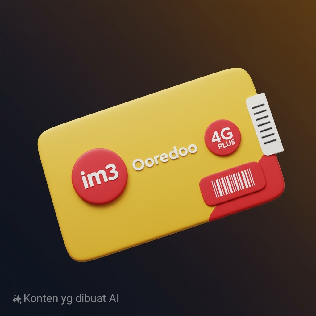 Kartu Perdana IM3 KUOTA 3GB 24JAM(SEGEL)