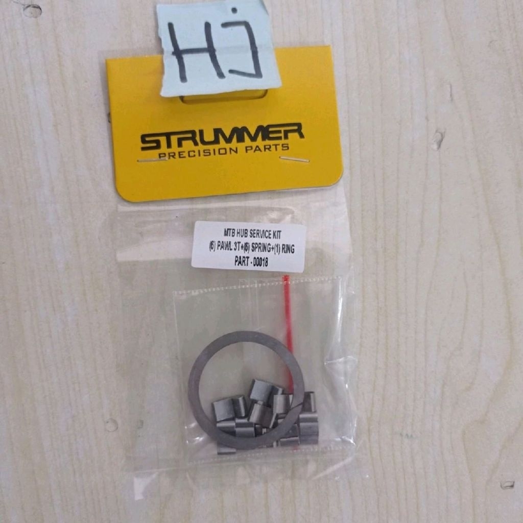 Hub Service Kit Strummer MTB X6 6 Pawl Gen 1 Pelatuk Ring Besi Tawon Freehub Free Hub Gerigi MT380 M