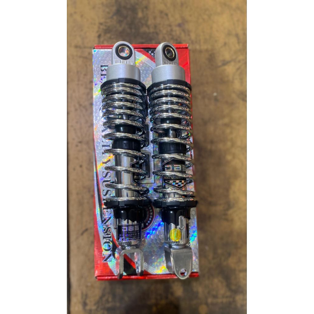 SHOCK BELAKANG DOWNSIZE DBS 280MM CHROME ALL MATIC NMAX AEROX PCX