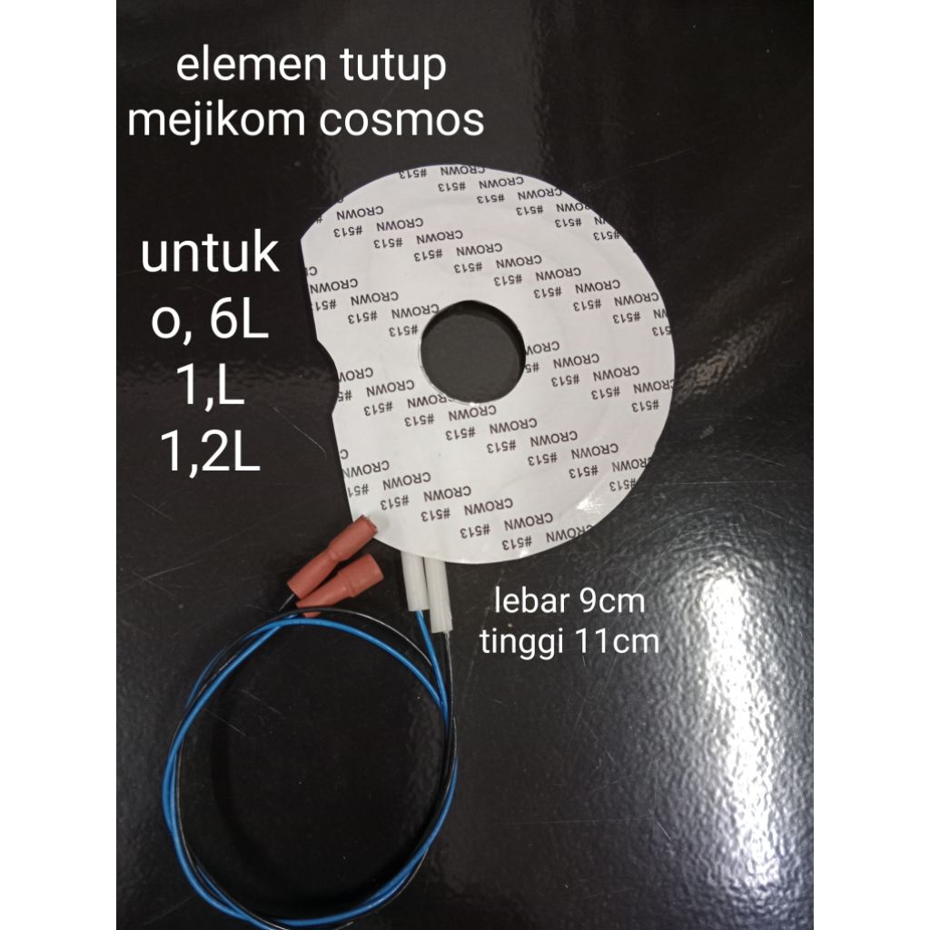 elemen tutup mejikom rice cooker cosmos 0,6L-1, L 1,2L original
