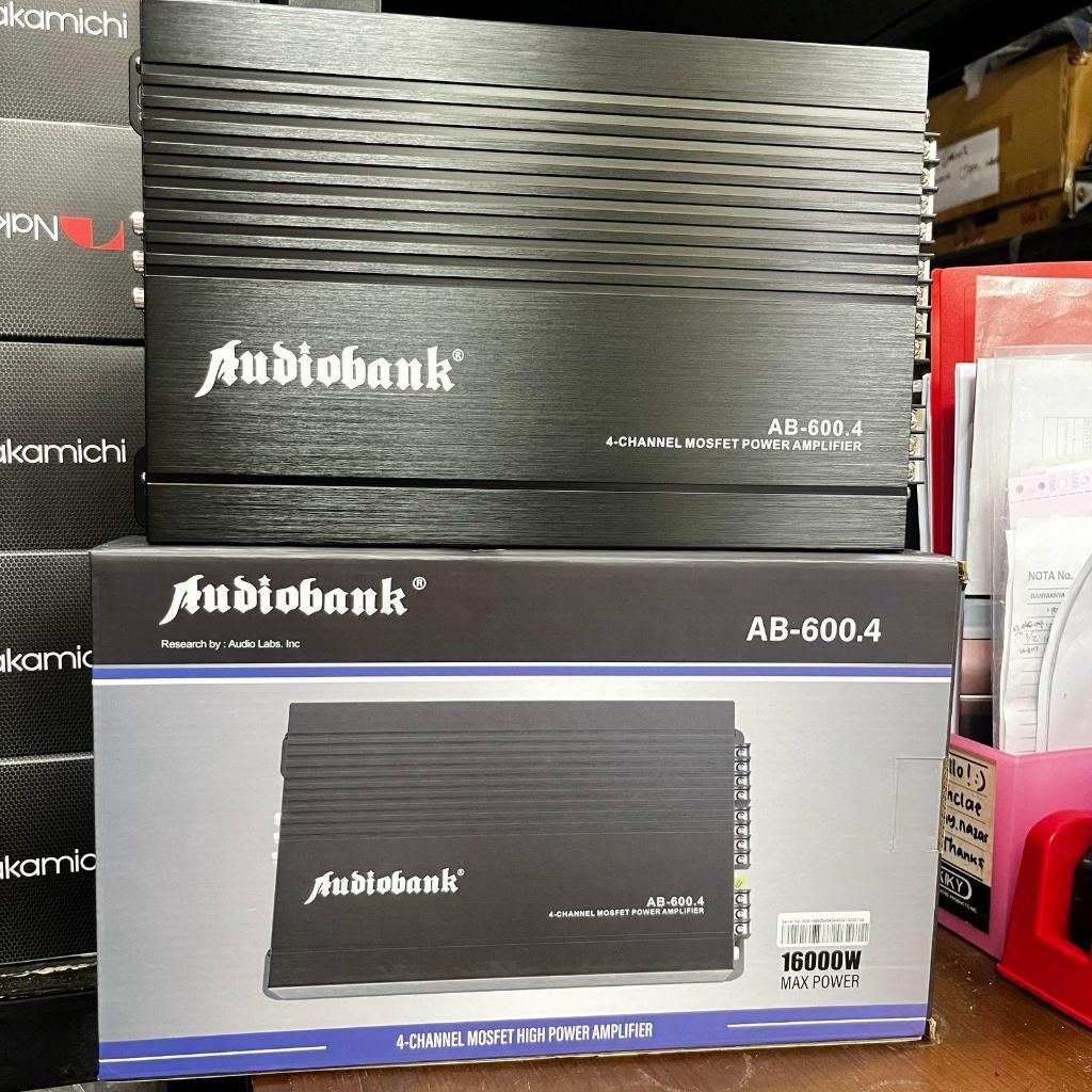 Power 4 Channel Audiobank AB- 600.4 / Power Amplifier Audiobank