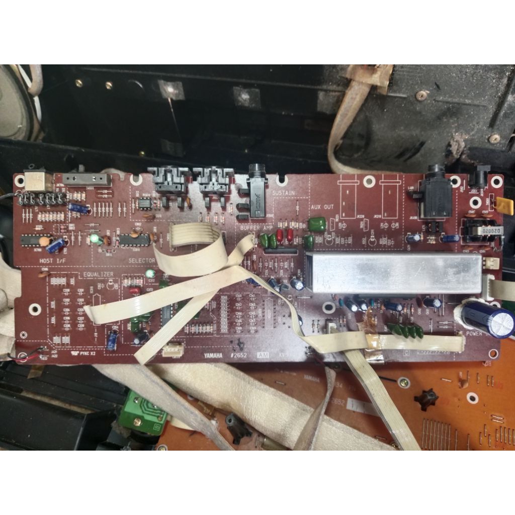 PCB POWER Keyboard Yamaha PSR-550 Kondisi 100% Normal