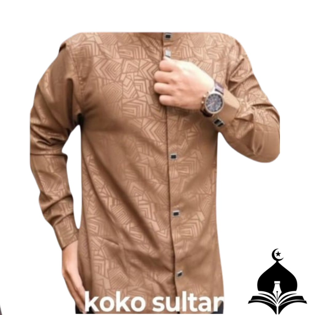 Koko Sultan Embos Pria Remaja Adem Nyaman/BAJU KOKO PRIA