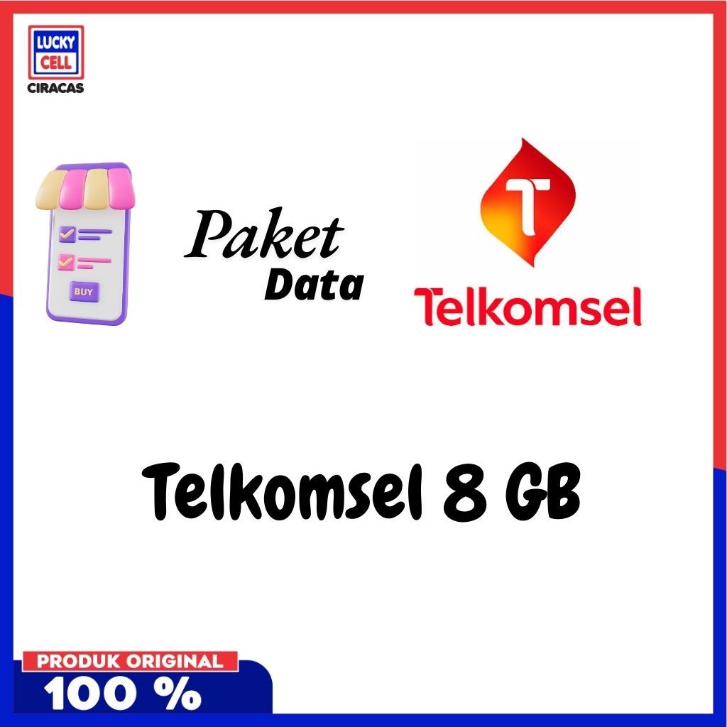 Voucher Data Telkomsel 8 Gb 30 Hari Jabodetabek