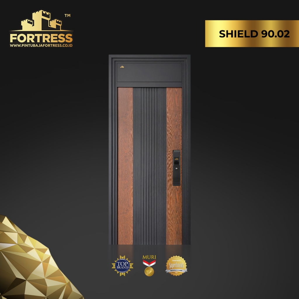 PINTU BAJA FORTRESS TYPE SHIELD 90, 120 dan 150  MOTIF 02 & 03 - JABODETABEK